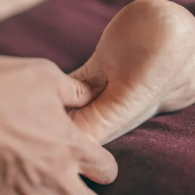 Hælsporer massage
