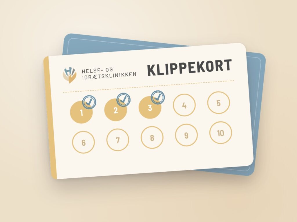 Prices 1 Punch card for massage at Helse- og Idrætsklinikken in Kgs. Lyngby
